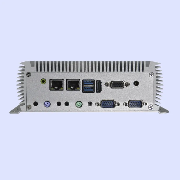 Linux Mini PC bilgisayar X86 fiyatları 64 Bit bilgisayar çift çekirdekli Mini PC fansız Mini endüstriyel PC için TV dijital gösterge