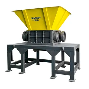 Mesin daur ulang ban mesin pemisah busa besi mesin penghancur kertas plastik kayu, mesin penghancur kain sedotan sampah portabel logam