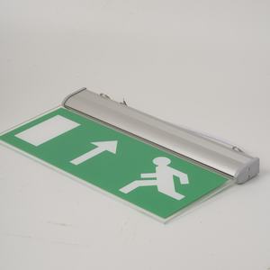 SALIDA אקריליק אש LED שלט יציאה תאורת חירום דו צדדית אלומיניום פלסטיק 3 שעות גיבוי לשימוש פנימי AC 85-265V - Product Image 5