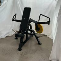 Máquina de Ejercicios para Pectorales Inclinada con Carga de Placas, Construcción de Acero Resistente, Segura para Entrenamiento de Espalda y Brazos, Diseño Hammer Strength