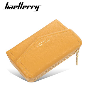 กระเป๋าสตางค์สั้นผู้หญิงแบรนด์ Baellerry สีส้มเหลือง กระเป๋าใส่เหรียญแบบมีซิป รุ่นคลาสซี่ แฟชั่นคลัทช์ ใช้ได้ทุกวัน - Product Image 5