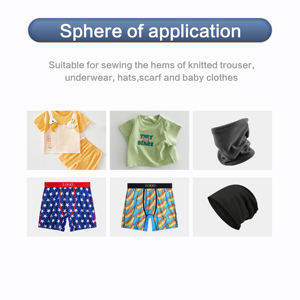 Máquina de Coser Automática SOMAX SM-07S de Venta Caliente, Máquina de Coser Interlock Pequeña para Dobladillo Inferior, Precio de Máquina de Coser Automática - Product Image 3