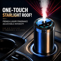 Diffuseur d'arômes intelligent pour voiture, nébuliseur d'huiles essentielles, purificateur d'air portable sans fil, pulvérisation automatique, OEM, étiquette privée pour voiture