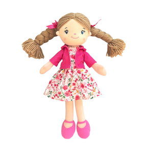 Großhandel 35 cm Custom Plüsch tier Plüsch puppe Gefüllte Plüsch Mädchen puppen Kawaii Plüsch Stoff puppen für Kinder Viele Farben - Product Image 3