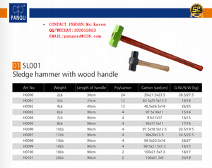 Chất Lượng Cao Carbon Thép <span class=keywords><strong>Sledge</strong></span> <span class=keywords><strong>Hammer</strong></span> Với Gỗ Xử Lý Loạt - Product Image 5
