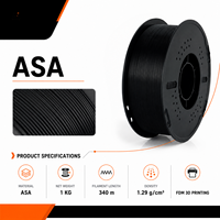 MUCAT 1KG ASA Filament Spool 1.75mm Bahan Printer 3D FDM untuk Model Kreatif dan Pencetakan Kerajinan