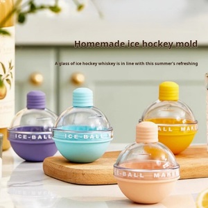 Sáng Tạo Tự Làm Thực Phẩm Cấp Silicone <span class=keywords><strong>Ice</strong></span> Hockey Khuôn Thân Thiện Với Môi Bóng Hình Dạng <span class=keywords><strong>Ice</strong></span> Cube Khay Cho Nhà Tủ Đông Sử Dụng <span class=keywords><strong>Ice</strong></span> Cream Maker Công Cụ - Product Image 3