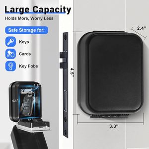 <span class=keywords><strong>Caja</strong></span> de <span class=keywords><strong>Seguridad</strong></span> Inteligente para <span class=keywords><strong>Llaves</strong></span> con Código, Desbloqueo por Bluetooth y PIN, <span class=keywords><strong>Caja</strong></span> de <span class=keywords><strong>Seguridad</strong></span> Digital Controlada por Aplicación para <span class=keywords><strong>Llaves</strong></span> - Product Image 5