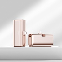 Mini Powerbank avec câble intégré, haute capacité 5000mAh, charge rapide, sortie Type-C, affichage LED, 22.5W, urgence