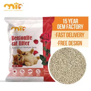 BSCI Cat Litter Factory OEM/ODM Cracked Bentonite Cat Sand Litter