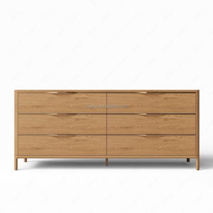 FERLY Gran Oferta Nuevo Diseño Moderno Americano Muebles de Sala de Estar Juego de Cómoda de Roble con 6 Cajones - Product Image 2