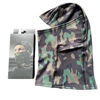 Masque cagoule camouflage unisexe pour adultes, coupe-vent, protection UV, couvrant tout le visage, pour ski, chasse, pêche, sports, 100% polyester, vente en gros