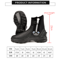 Bottes de plongée en néoprène de qualité supérieure YONSUB à fermeture éclair de 5 mm, bottes de plongée chaudes antidérapantes pour la plongée sous-marine, la plongée avec tuba, les sports nautiques, unisexe