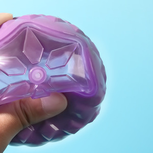 Pet Dog Light Up Toy Ball Durable <b>Bite</b> Proof Sound Making Blue Green Purple Modern Squeak Toys - Product Image 3