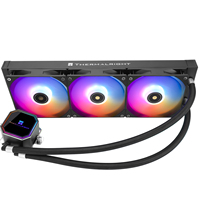 Refroidisseur de processeur liquide Thermalright Frozen Prism 360 BLACK ARGB avec trois ventilateurs PWM 1850RPM pour LGA1700 AM5