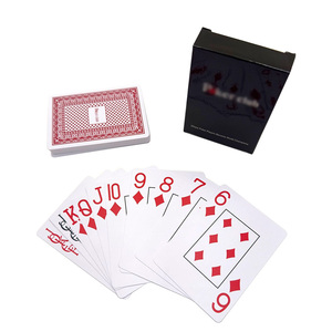ไพ่โป๊กเกอร์พลาสติกกันน้ำ100% กำหนดเองได้ไพ่โป๊กเกอร์พีวีซีมีไฟไม่ทะลุ<span class=keywords><strong>ผ่าน</strong></span> - Product Image 1