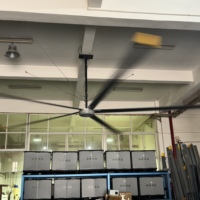 Ventilateur de plafond industriel HVLS de 24 pieds pour le refroidissement des granges agricoles, des ateliers et des lignes de production