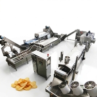 Línea de Producción de Papas Fritas a Gran Escala 1500kg/h para Centro Centralizado de Fabricación de Snacks, Planta de Exportación Global de Grado Comercial