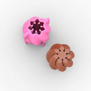 Custom Large Resin Wax Jar with 3D Spiral Design Luxury Silicon Body <b>Mould</b> Mold for Candle Birthday Pillar Making New Cake Tools - Product Image 3