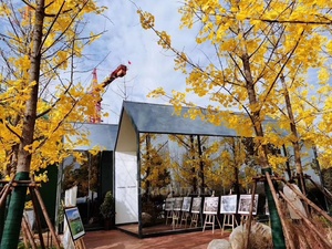 Sang trọng đúc sẵn Modular nhà hiện đại khách sạn thép di động phong cách Châu Âu Glass gương <span class=keywords><strong>container</strong></span> Tiny nhà biệt thự để bán - Product Image 3