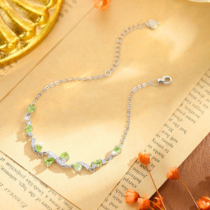 9 Bracelets ajustables unisexe en argent sterling 925 avec topaze bleue taille poire 3*4mm de haute qualité, pierre naturelle, cadeau idéal pour les fêtes - Product Image 5