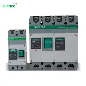 DC1000V DC500V DC MCCB 2 Tiang 4 Kutub 125A 250A Selubung Cetakan Pemutus Sirkuit MCCB