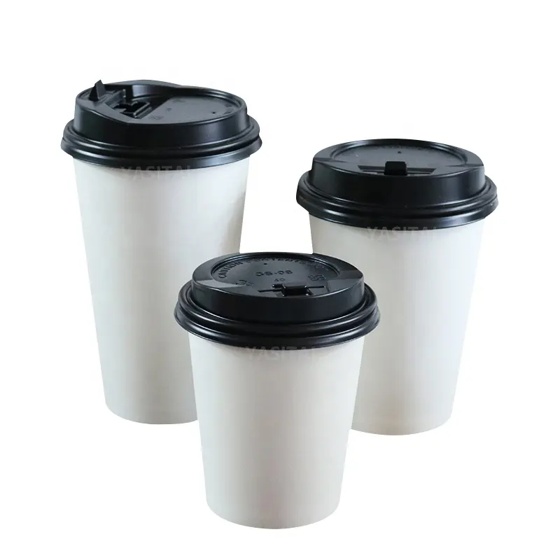 일회용 뜨거운 음료 테이크 아웃 milktea 단일 벽 이중 벽 종이 컵 커피 컵