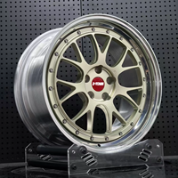 Jantes forgées sur mesure en alliage d'aluminium à deux pièces, à déport profond, 18, 19, 20, 21, 22 pouces, 5X114.3, 5X112, 5X120, 5x115 pour Honda Toyota Corolla