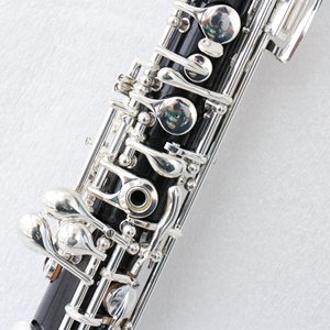 Oboe de alta calidad, instrumento de oboe chino de nivel profesional, <span class=keywords><strong>cuerpo</strong></span> óseo plano E plateado C, incluye estuche de oboe y caña - Product Image 3