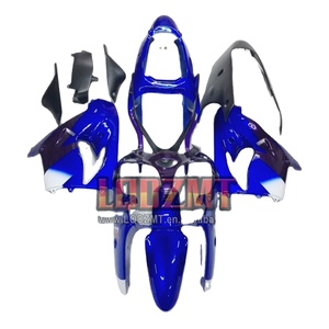 Carénages OEM pour <span class=keywords><strong>KAWASAKI</strong></span> NINJA <span class=keywords><strong>ZX</strong></span>-9R <span class=keywords><strong>ZX</strong></span> 9R <span class=keywords><strong>9</strong></span> ZX9 <span class=keywords><strong>R</strong></span> 900 CC ZX9R 02 03 49No.39 900CC Bleu noir ZX900C 2002 2003 Corps d'injection - Product Image 1