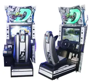 Máquina de videojuego Arcade de carreras, simulador de monedas operado, escenario Arcade inicial D Ver.8