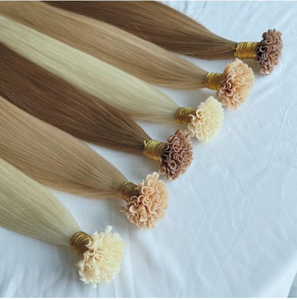 ผมต่อแบบ Pre-bonded ของแท้จากบราซิล แบบ Double Drawn เนื้อผมตรงสลวยเป็นลอนแบบ Silky Straight  แบบ U Tip และ K Tip ขายส่ง - Product Image 2
