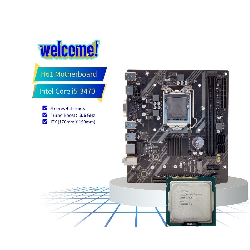Actualice su sistema con soluciones Combo de procesador i5 y placa