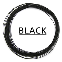 Câble électrique haute température micro-fin à un seul conducteur en cuivre 26AWG PTFE UL1423 isolé en PVDF plaqué argent