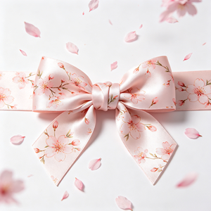โบว์ริบบิ้นผ้าซาตินสีชมพูอ่อนหรูหรา ขายส่ง โบว์พิมพ์ลายตามสั่ง สำหรับกล่องของขวัญวันหยุด งานเลี้ยงฉลองทารก งานแต่งงาน ตกแต่งผม - Product Image 6