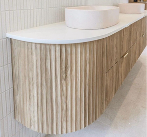 Panneaux en bois plaqué MDF cannelés élégants et modernes pour cylindre ou meubles, panneaux de décoration imperméables pour revêtement mural - Product Image 3