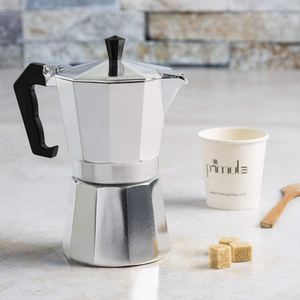 Klassische Italienische Kaffeemaschine im Stovenail-Stil, Minimalistische Runde Aluminium-Handkaffeekanne, Arabische Kaffeekanne Dallah zum Kaffeebrühen - Product Image 5