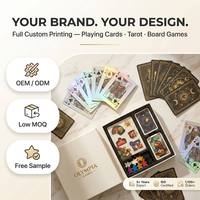 Cartes de jeu personnalisées imprimées par le fabricant : Jeu de société classique de cartes à collectionner avec graphiques de couple, de waifu sexy et de enfants, pour solitaire.