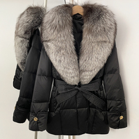 OFTBUY Veste en duvet de canard de luxe, manteaux et parkas en plumes, nouvelle veste d'hiver pour femmes 2025, véritable fourrure de renard, vêtements d'extérieur pour femmes