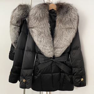 OFTBUY Giacca di Lusso in Piuma d'Oca, Cappotti e Parka 2025 Nuova Giacca Invernale <span class=keywords><strong>da</strong></span> <span class=keywords><strong>Donna</strong></span> con Vera Pelliccia di Volpe, Abbigliamento Esterno Femminile - Product Image 5