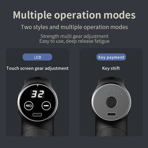 Pistola de masaje muscular con pantalla LCD recargable por USB ajustable de 32 velocidades, relajación profunda para triángulo corporal, recargable por USB - Product Image 3