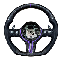 Volant de voiture en fibre de carbone violet pour BMW F30 F10 F80 E60 E90 E92 M3 M4 M5 M6 F01 F11 F20 F22 F31 E70 E71 F15 F16 F82