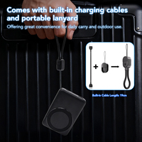Batterie externe magnétique 10000mAh, chargeur sans fil magnétique portable, batterie externe