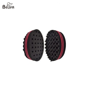 Éponge à cheveux Big Holes Barbershop double face pour ondulations magiques, dreadlocks, boucles et torsades, pour hommes noirs - Product Image 3