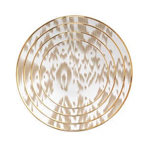 Luxury Wedding Decorative Charger Plate Classic Design Bone China <b>Dinnerware</b> Set in Ceramic/Porcelain for Home Restaurants - Product Image 3