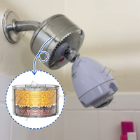 Le filtre à eau de douche pour l'eau dure élimine le chlore, améliore votre peau et vos cheveux