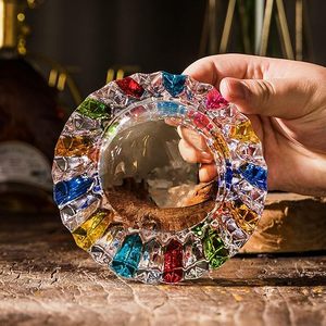 Cendrier décoratif coloré personnalisé, design peint à la main vibrant, <span class=keywords><strong>pour</strong></span> la maison, le bar, le jardin, les fêtes, utilisation intérieure et extérieure, personnalisable - Product Image 2