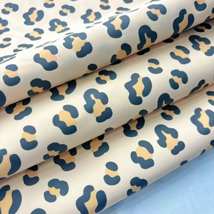 Da báo in da tổng hợp vải in kỹ thuật số quần áo da nhân tạo và áo khoác vải dệt kim tùy biến - Product Image 2