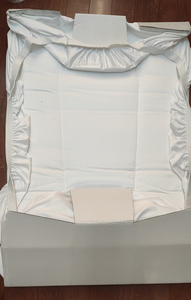 Rivestimento per Bara in Raso Champagne con Cuscino, Fascia Elastica e Supporto in Cartone, Interno per Bara in Stile Italiano per Funerali - Product Image 5