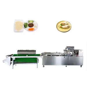 Lavash Industrial Plant Pita Gas Frozen Sheeter Chapati Burrito Crust Make Tortilla Machine For Make Commercial Taco Roti